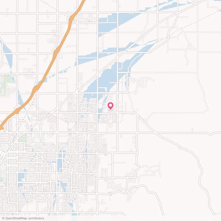 Map of the flower delivery area in Iona, Idaho