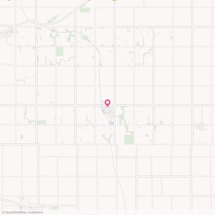 Map of the flower delivery area in Hills, Minnesota