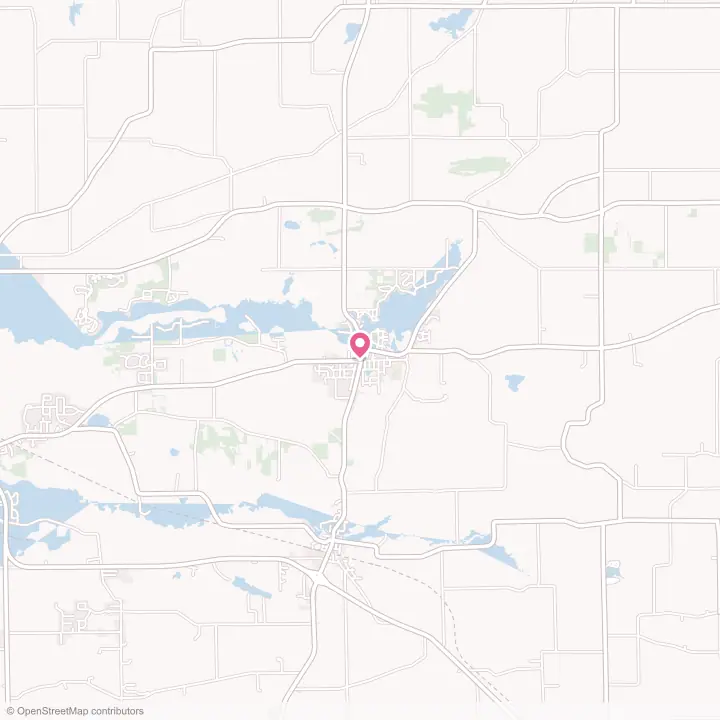 Map of the flower delivery area in Pardeeville, Wisconsin