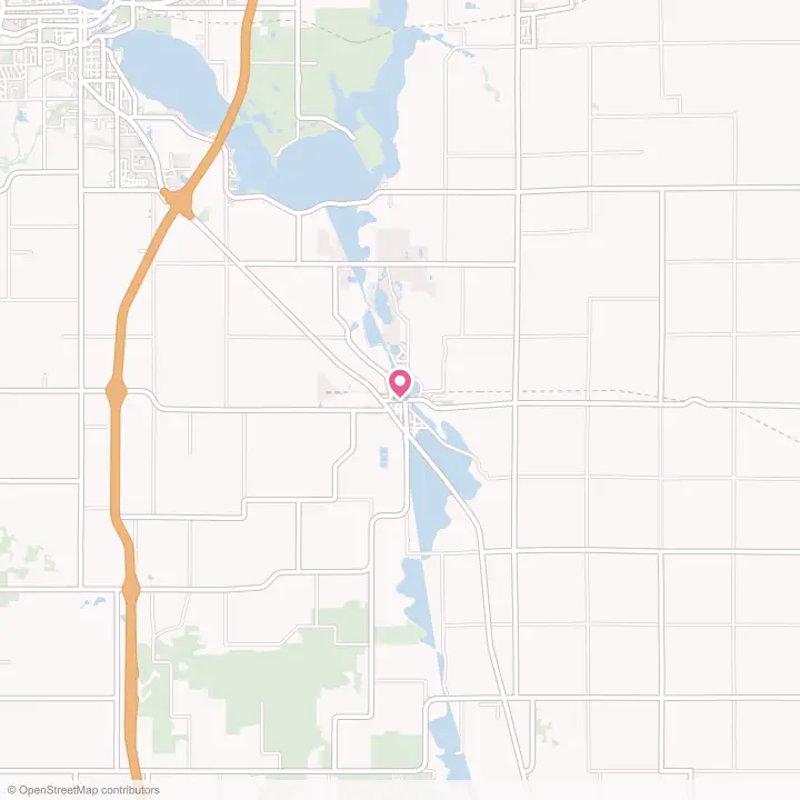 Map of the flower delivery area in Glenville, Minnesota
