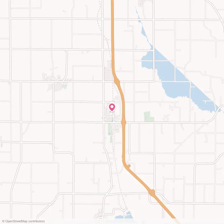 Map of the flower delivery area in Lomira, Wisconsin