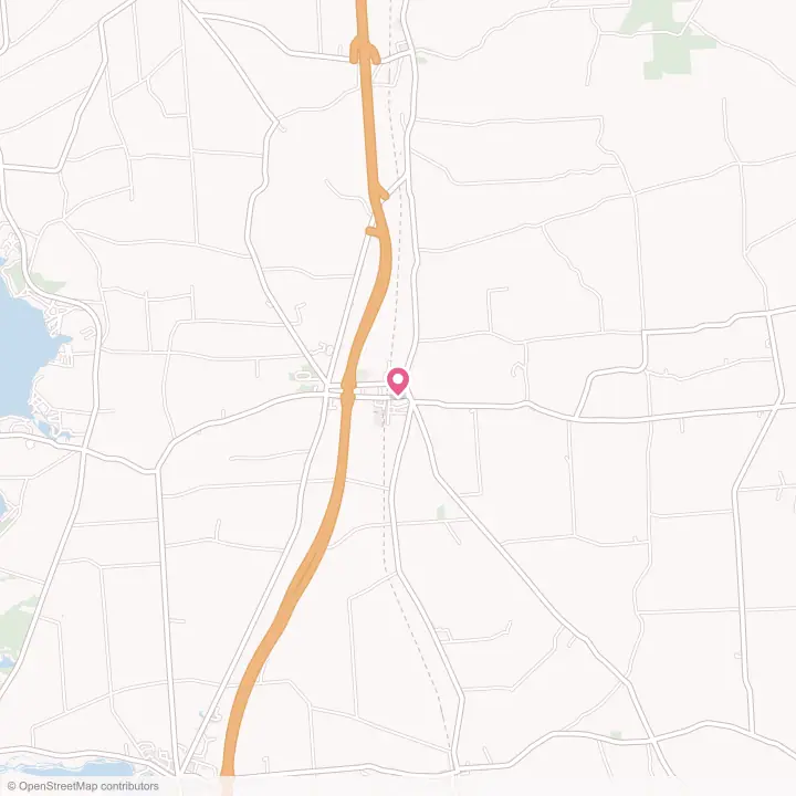 Map of the flower delivery area in Lacona, New York