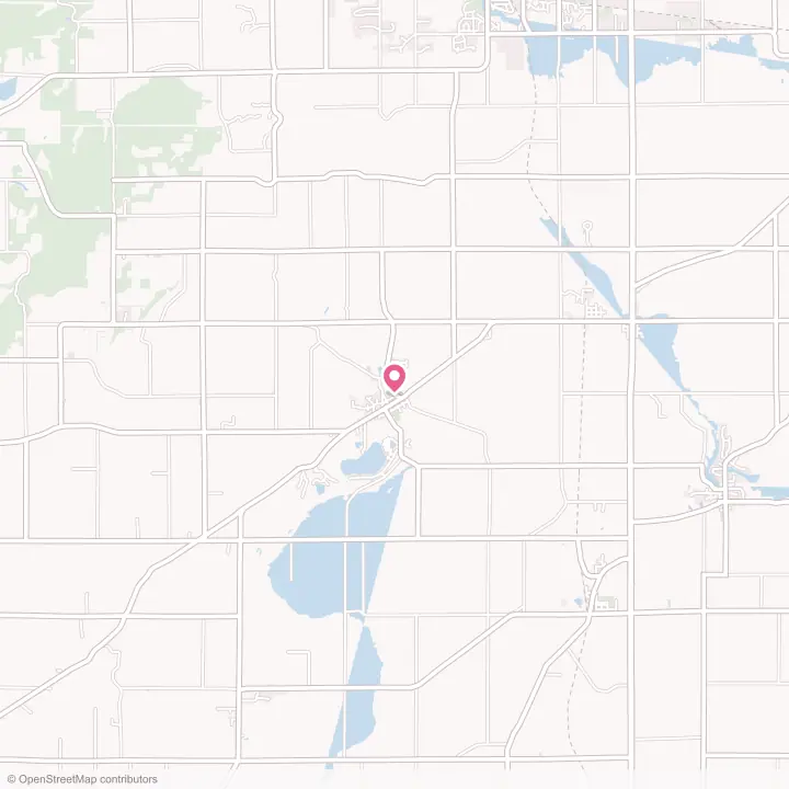 Map of the flower delivery area in Cascade, Wisconsin