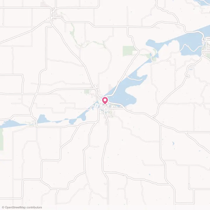 Map of the flower delivery area in Preston, Minnesota