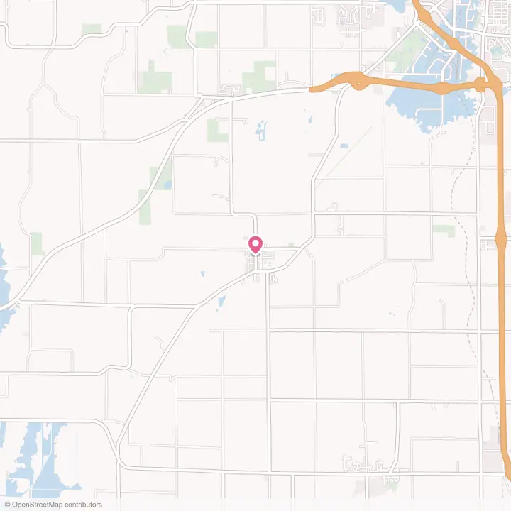 Map of the flower delivery area in Oakfield, Wisconsin