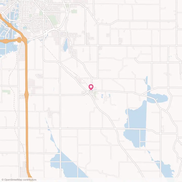 Map of the flower delivery area in Eden, Wisconsin