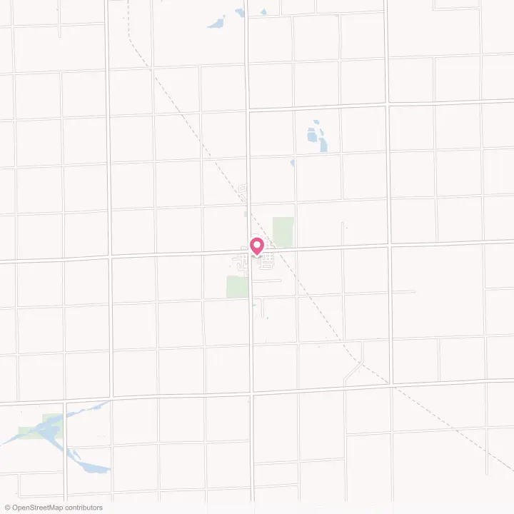 Map of the flower delivery area in Ubly, Michigan