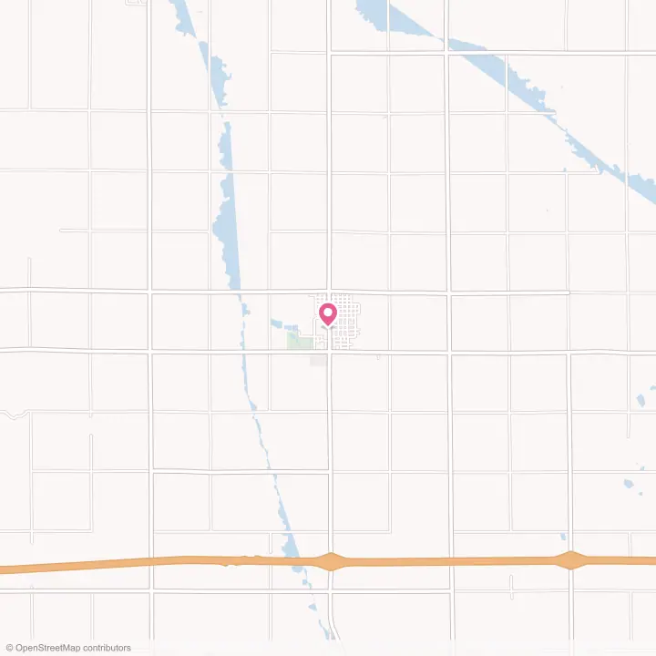 Map of the flower delivery area in Salem, South Dakota