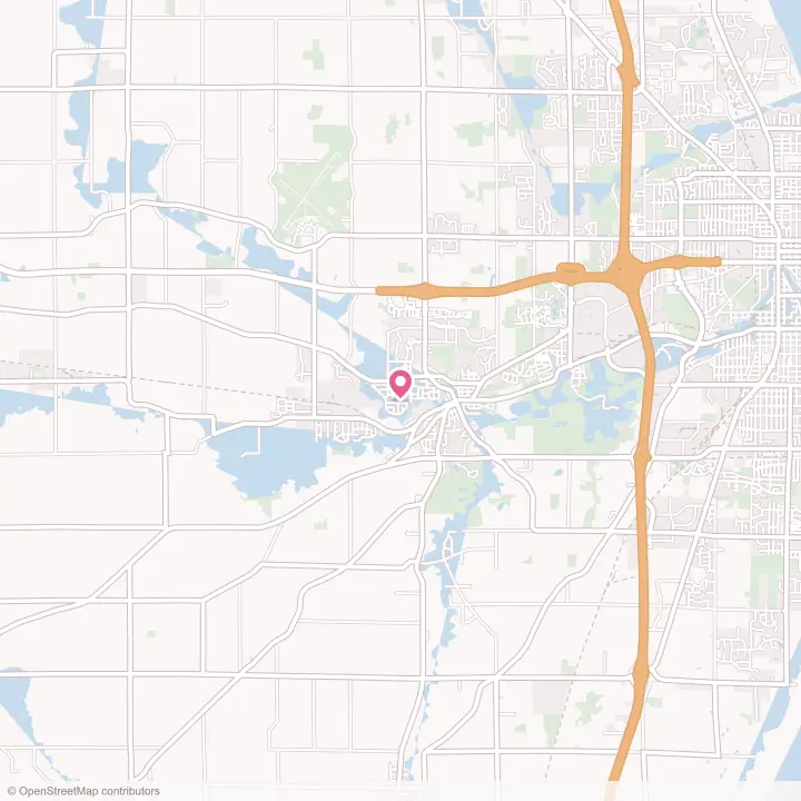 Map of the flower delivery area in Sheboygan Falls, Wisconsin