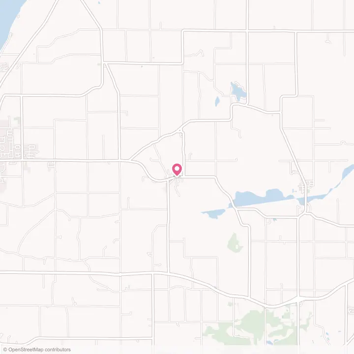 Map of the flower delivery area in Mount Calvary, Wisconsin