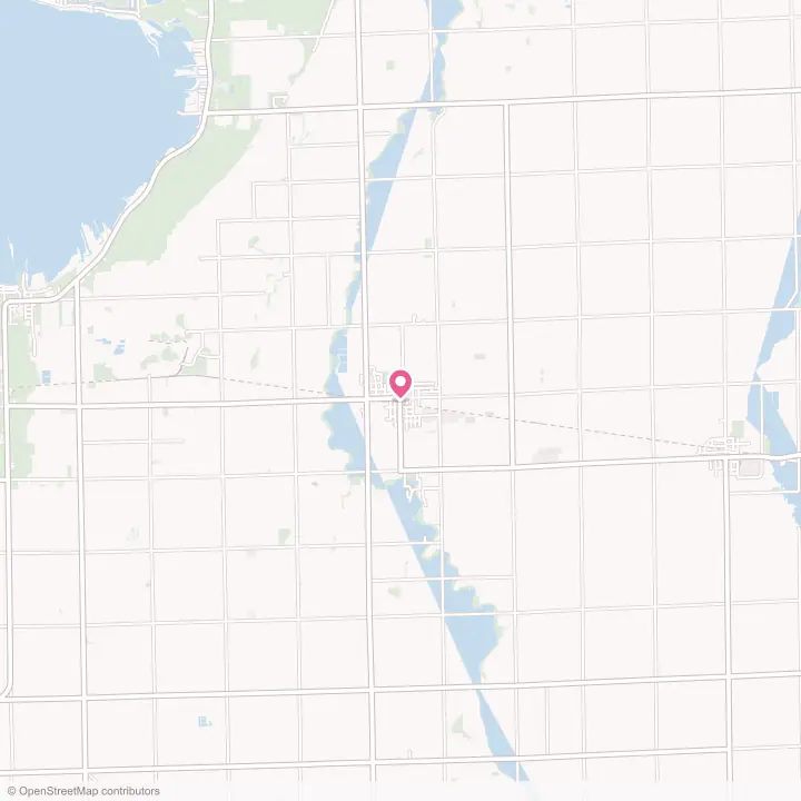 Map of the flower delivery area in Pigeon, Michigan