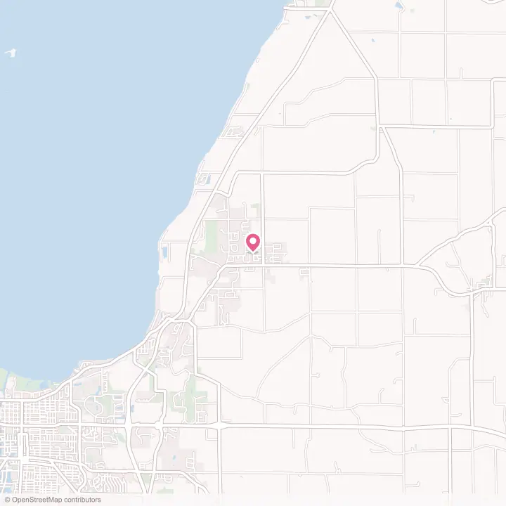 Map of the flower delivery area in St. Peter, Wisconsin