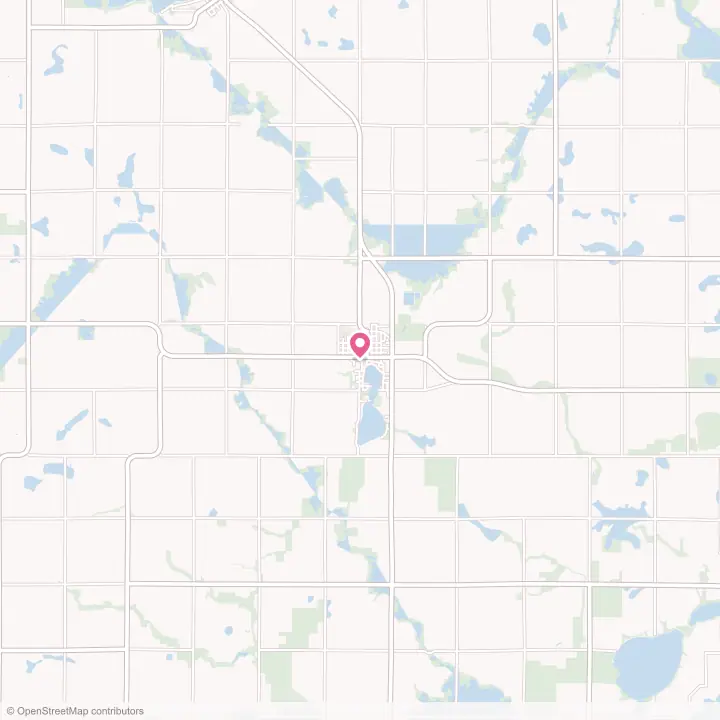 Map of the flower delivery area in Fulda, Minnesota