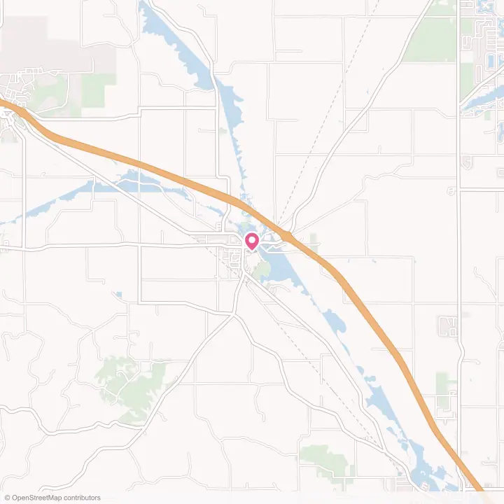 Map of the flower delivery area in New Lisbon, Wisconsin