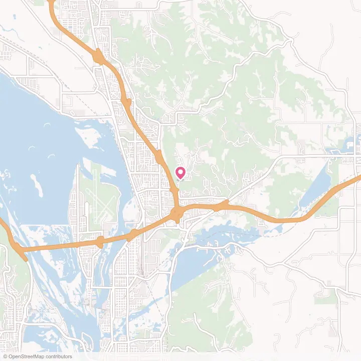 Map of the flower delivery area in Onalaska, Wisconsin