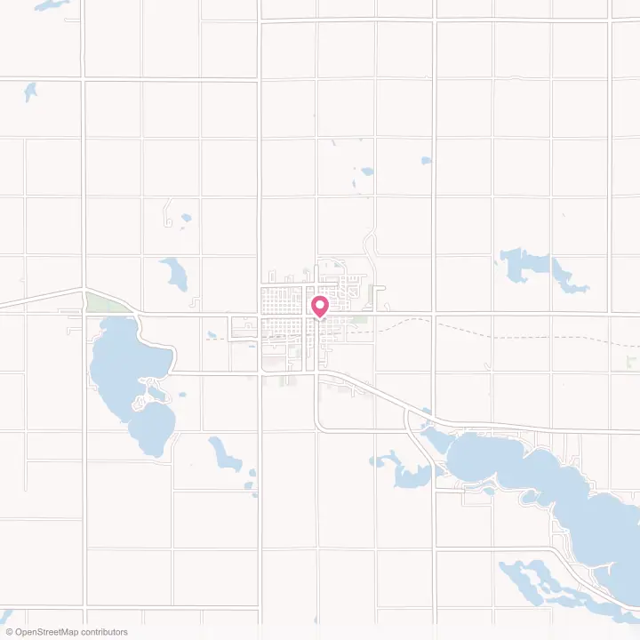 Map of the flower delivery area in Madison, South Dakota