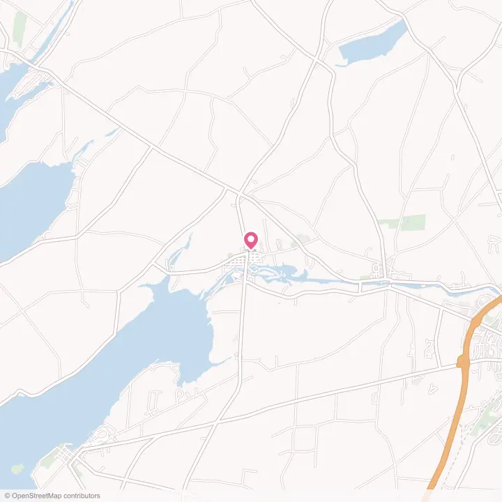 Map of the flower delivery area in Dexter, New York