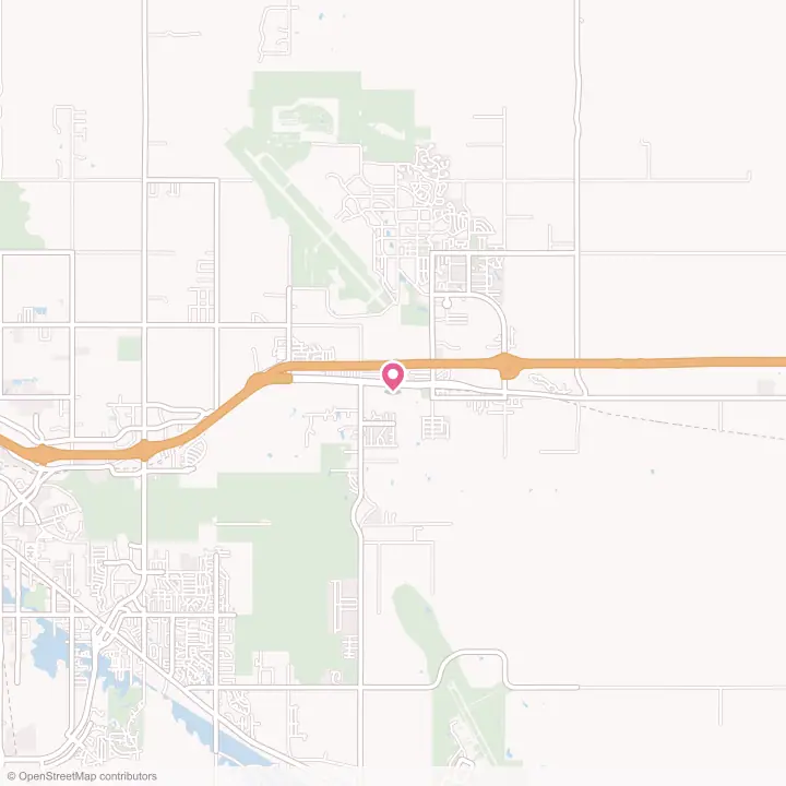 Map of the flower delivery area in Box Elder, South Dakota