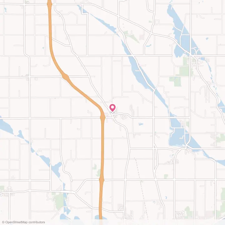 Map of the flower delivery area in Francis Creek, Wisconsin