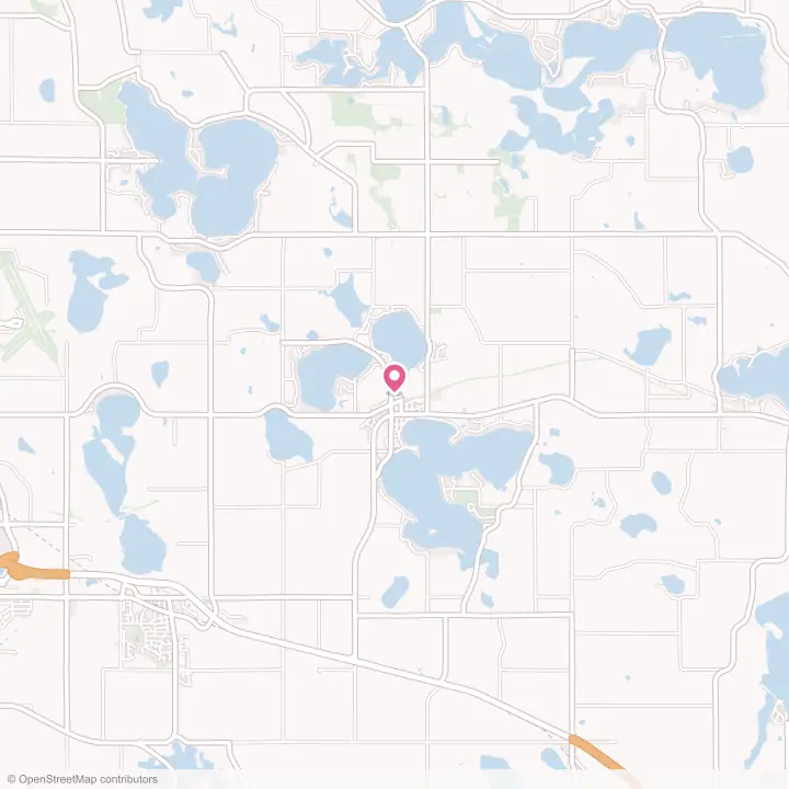Map of the flower delivery area in Madison Lake, Minnesota