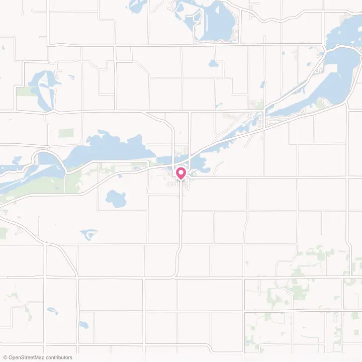 Map of the flower delivery area in Morristown, Minnesota