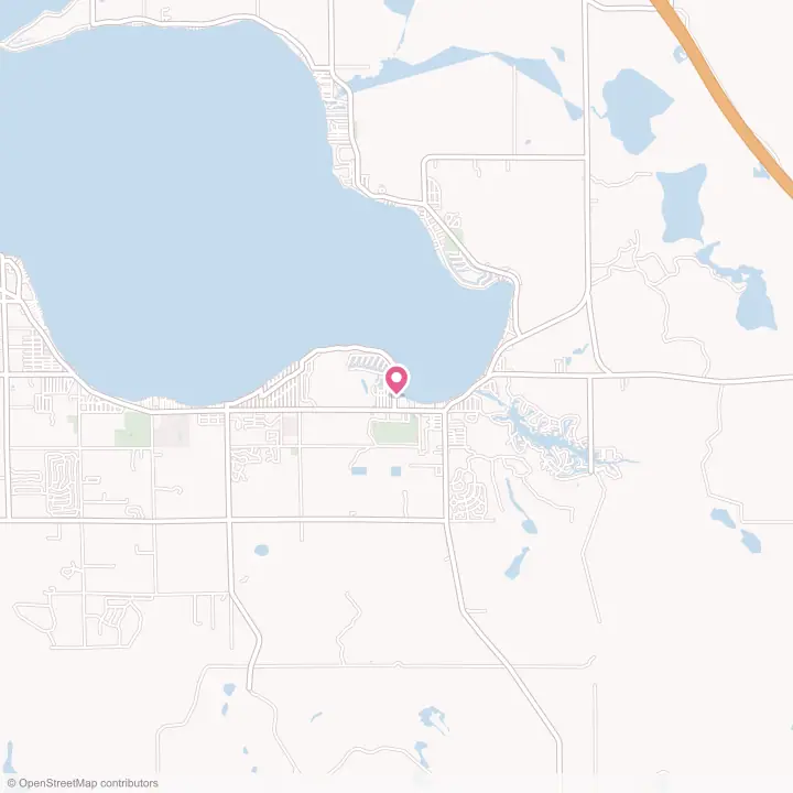 Map of the flower delivery area in Prudenville, Michigan