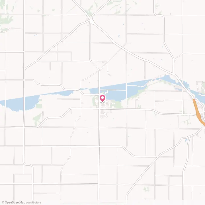 Map of the flower delivery area in Wanamingo, Minnesota