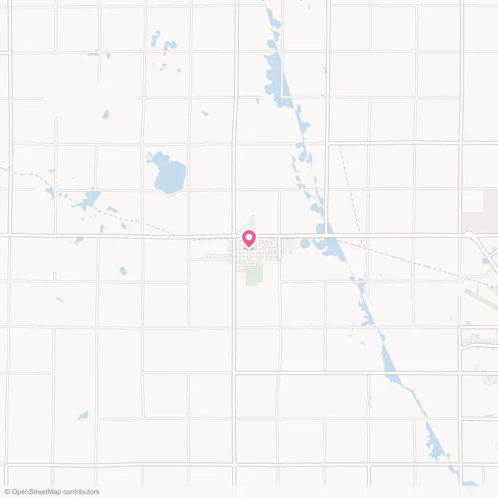 Map of the flower delivery area in Volga, South Dakota