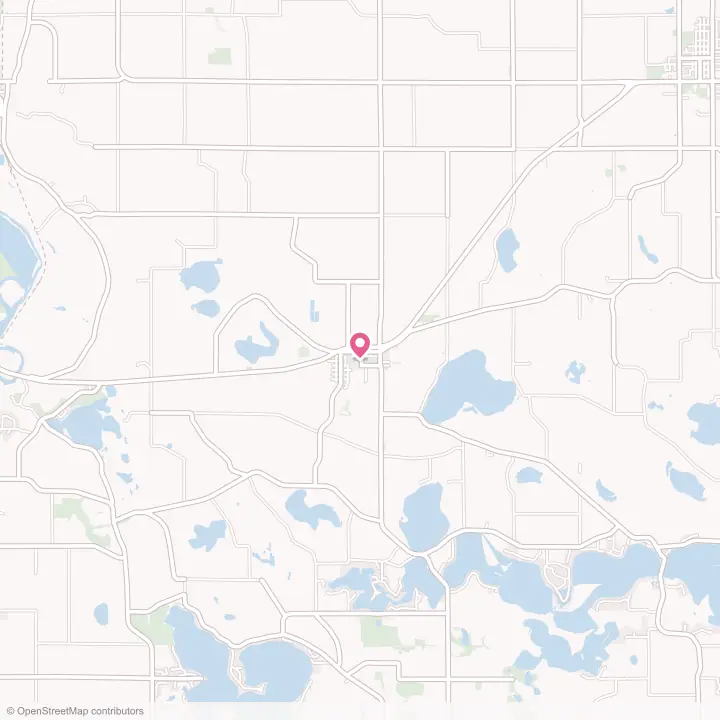 Map of the flower delivery area in Cleveland, Minnesota