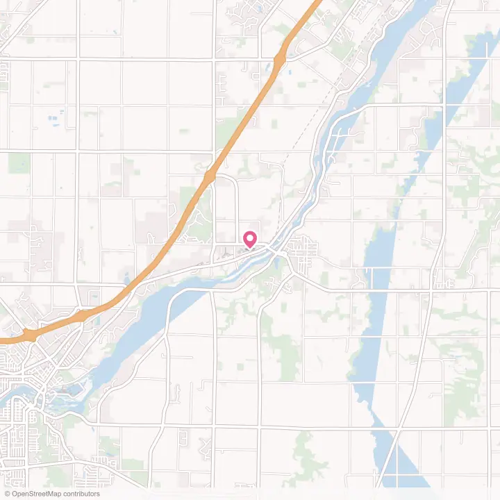 Map of the flower delivery area in Wrightstown, Wisconsin