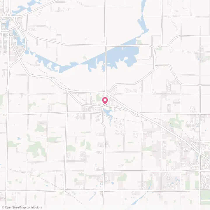 Map of the flower delivery area in Hortonville, Wisconsin