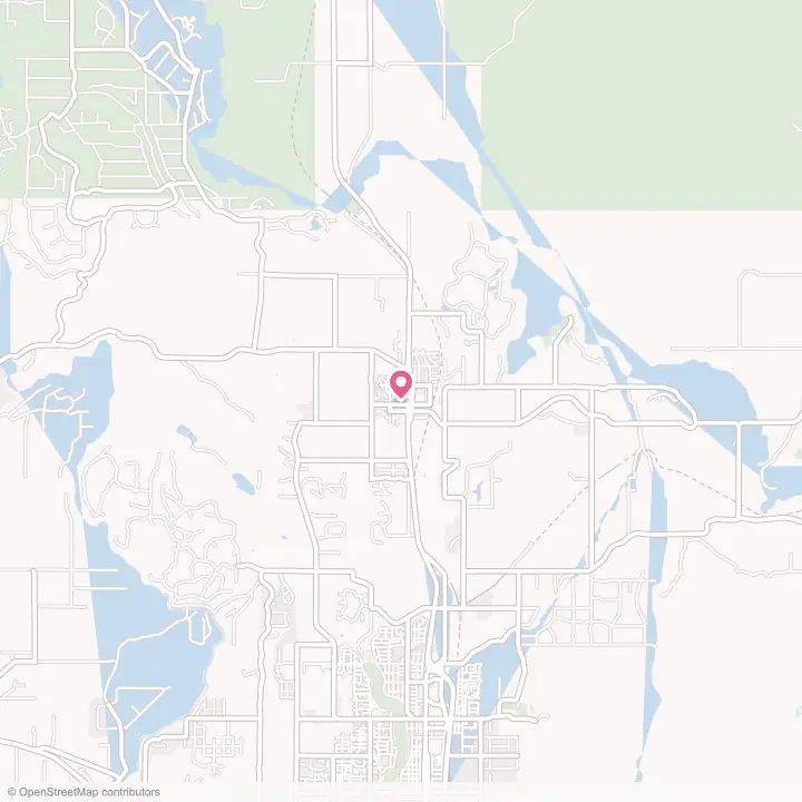 Map of the flower delivery area in Terrebonne, Oregon