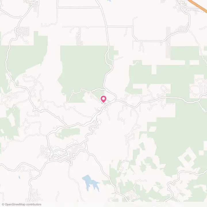 Map of the flower delivery area in Deadwood, South Dakota