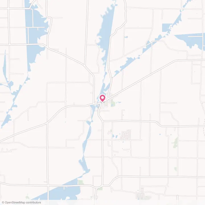 Map of the flower delivery area in Shiocton, Wisconsin