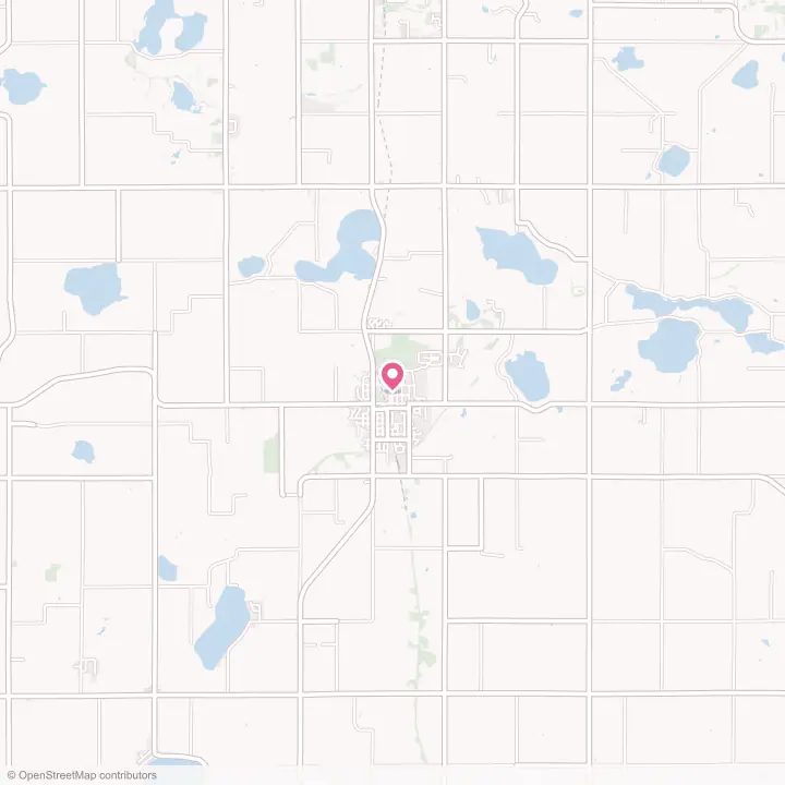 Map of the flower delivery area in Montgomery, Minnesota