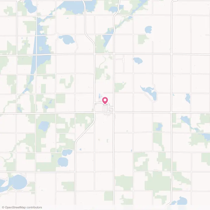 Map of the flower delivery area in Ivanhoe, Minnesota