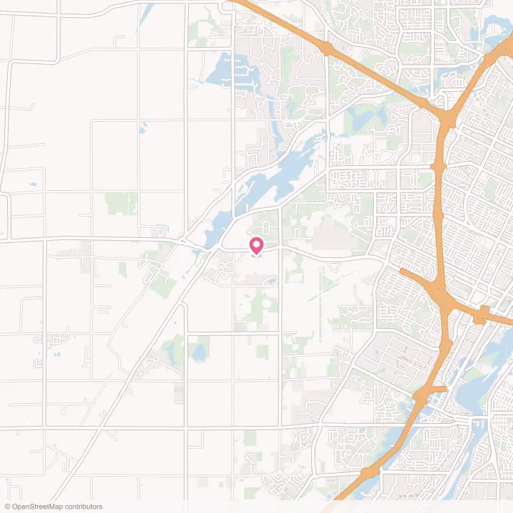 Map of the flower delivery area in Hobart, Wisconsin