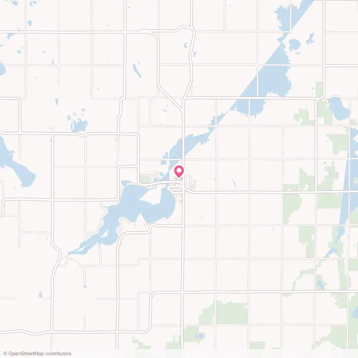 Map of the flower delivery area in Hendricks, Minnesota