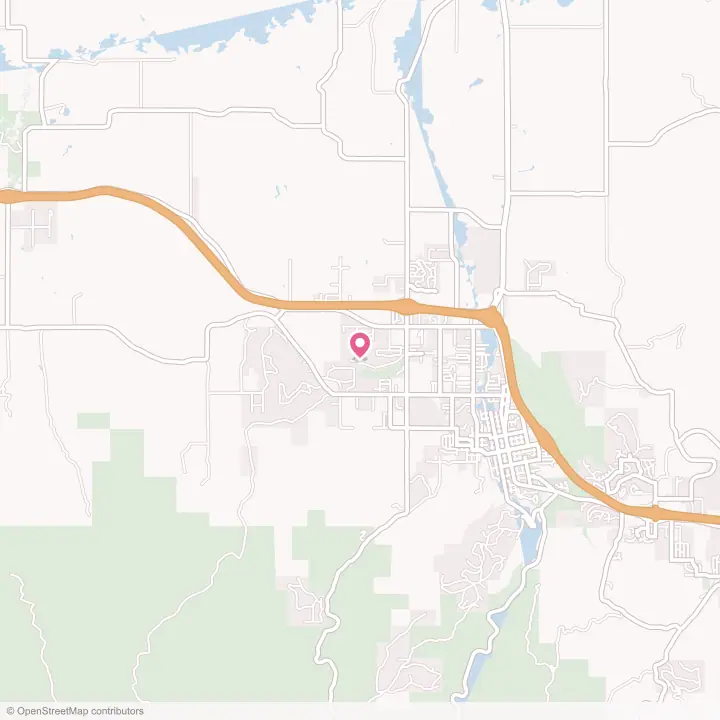 Map of the flower delivery area in North Spearfish, South Dakota