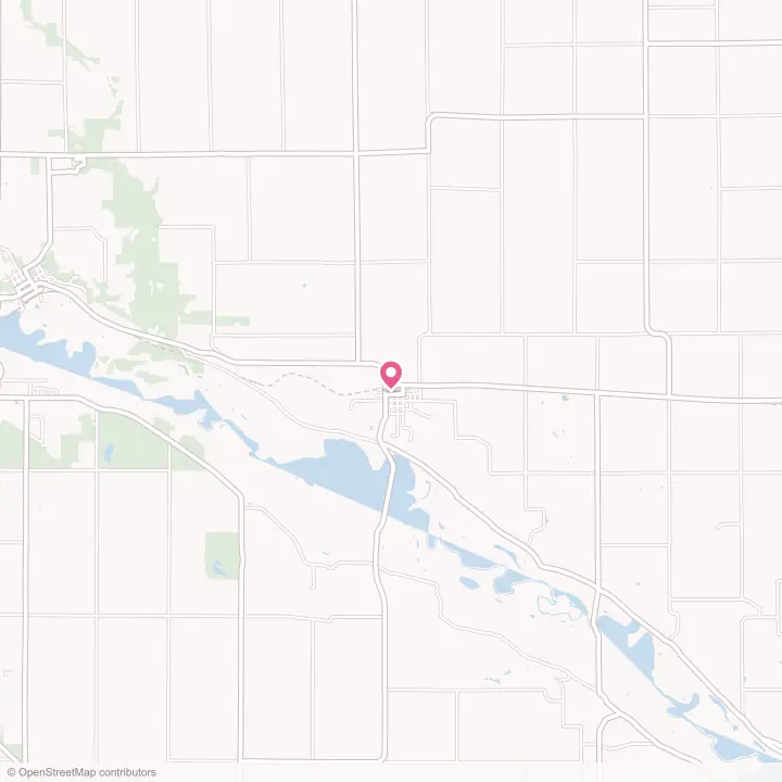 Map of the flower delivery area in Franklin, Minnesota