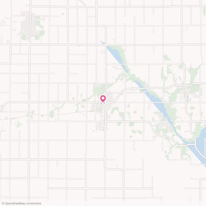 Map of the flower delivery area in Luxemburg, Wisconsin