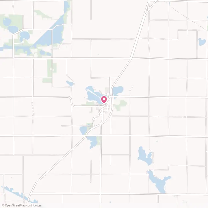 Map of the flower delivery area in Cottonwood, Minnesota