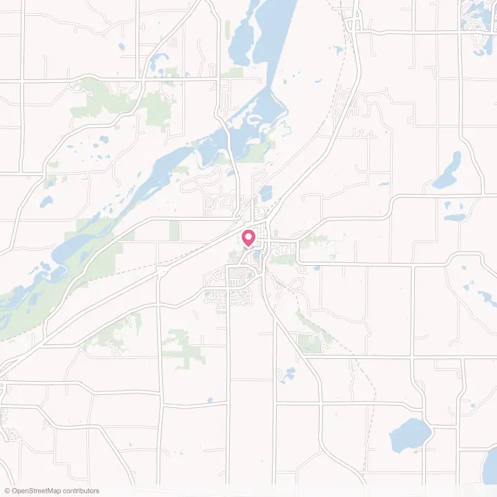 Map of the flower delivery area in Jordan, Minnesota