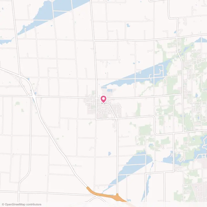 Map of the flower delivery area in Pulaski, Wisconsin
