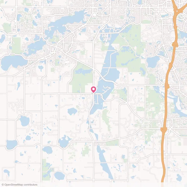 Map of the flower delivery area in Credit River, Minnesota