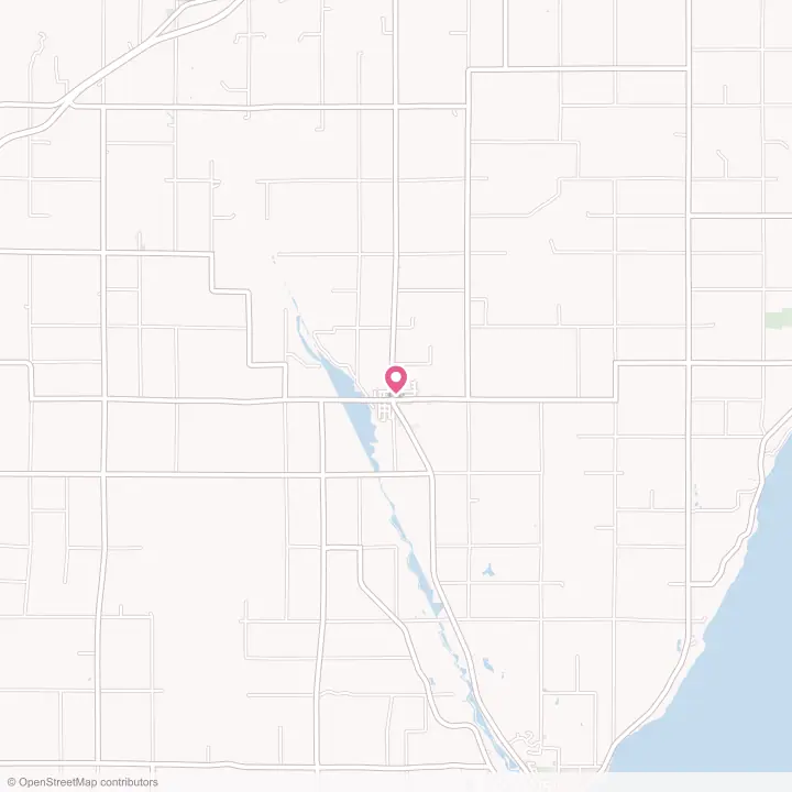 Map of the flower delivery area in Forestville, Wisconsin