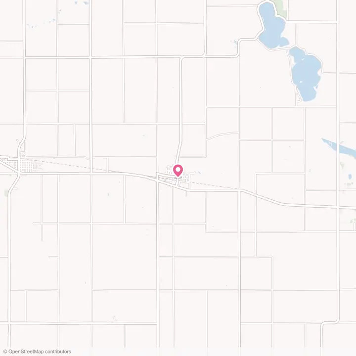 Map of the flower delivery area in Buffalo Lake, Minnesota