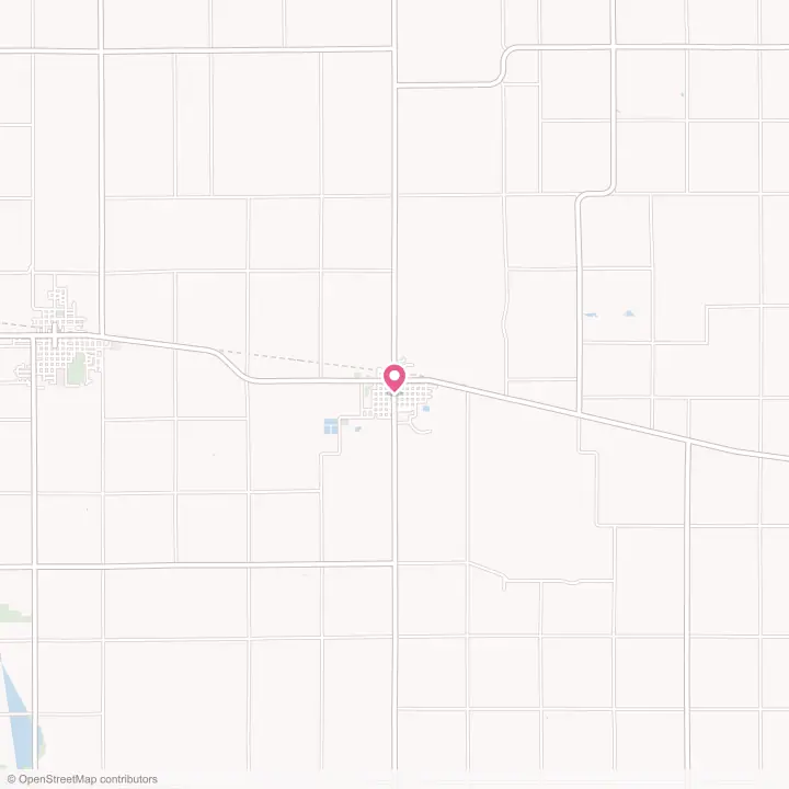 Map of the flower delivery area in Bird Island, Minnesota
