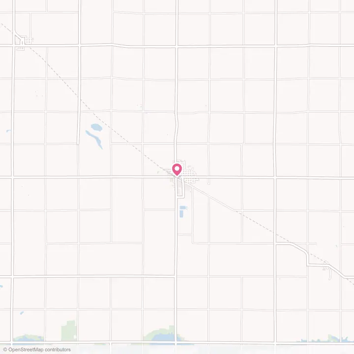Map of the flower delivery area in Clarkfield, Minnesota