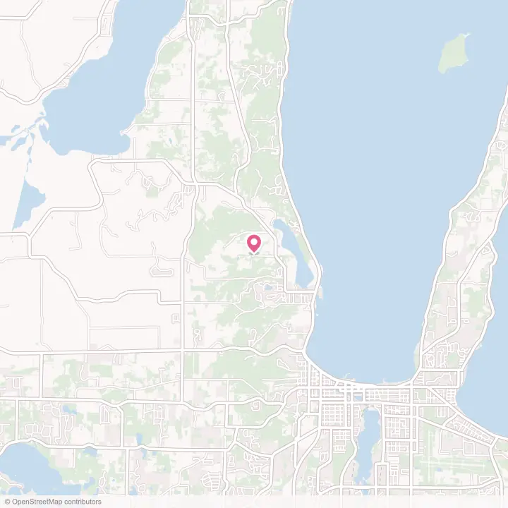 Map of the flower delivery area in Greilickville, Michigan